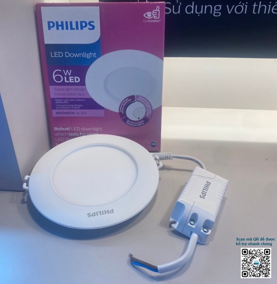 Đèn Downlight âm trần LED Philips Inside văn phòng trung tâm thương mại