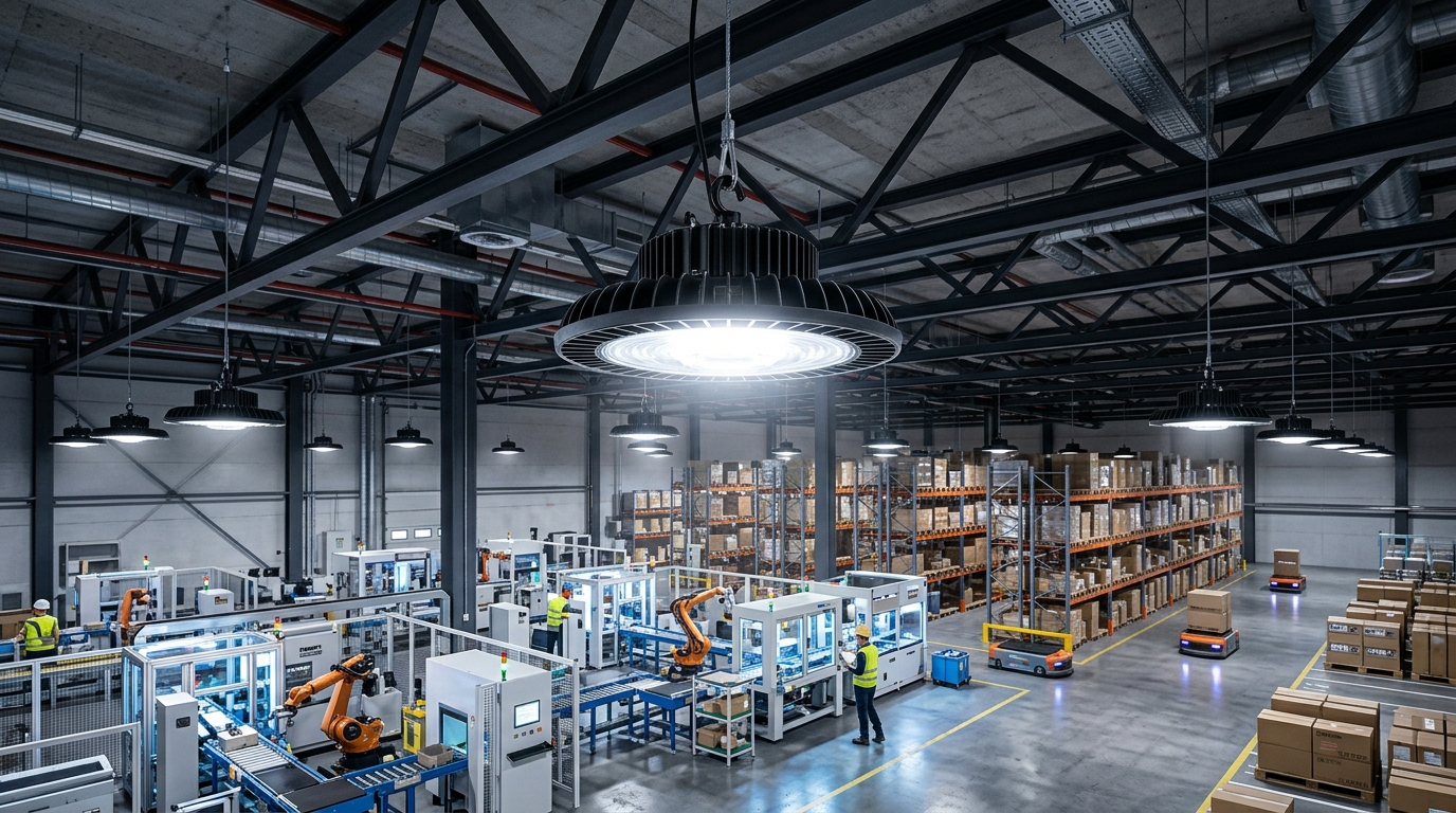 Đèn Highbay LED Philips Inside chiếu sáng trần cao nhà xưởng công nghiệp